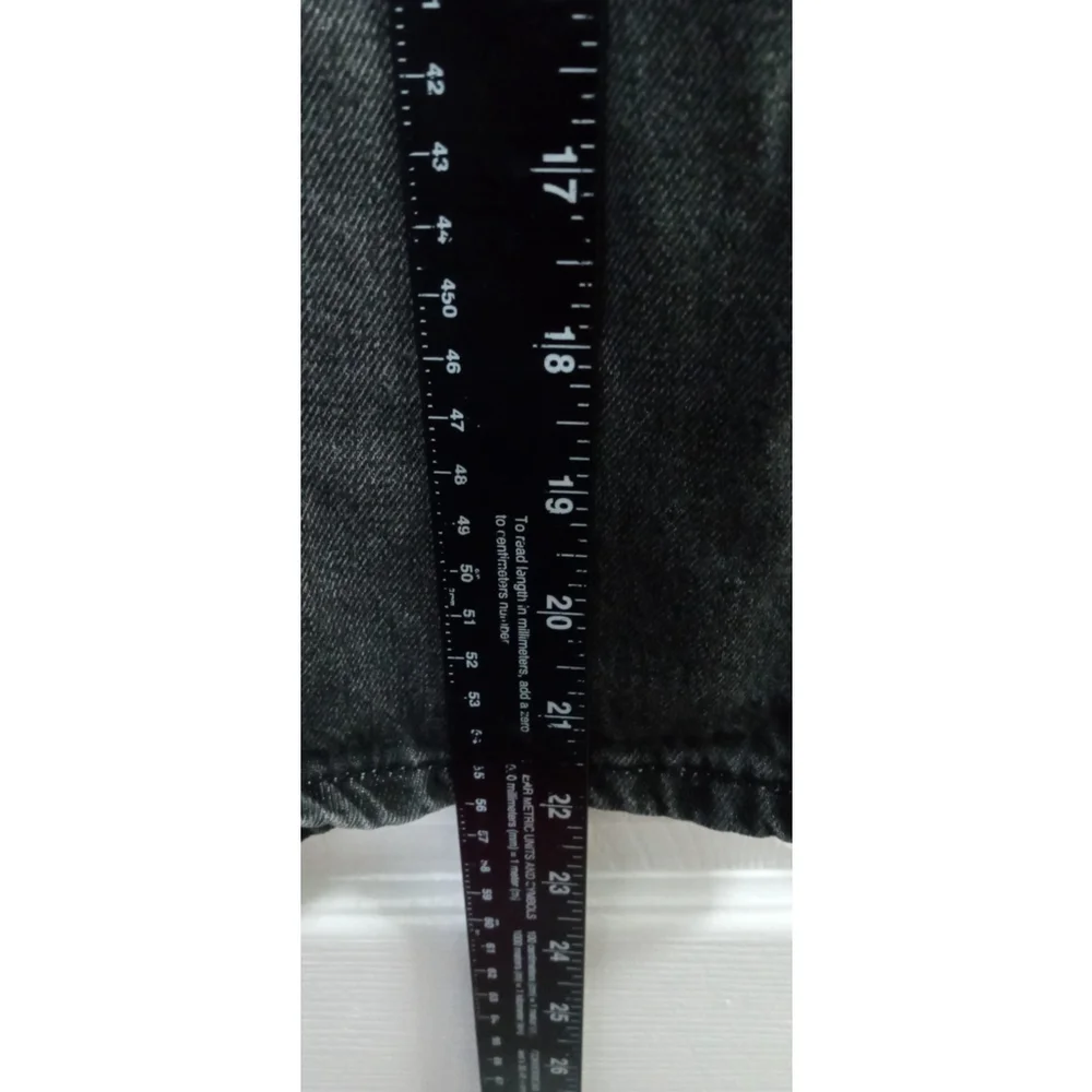 Vintage Ralph Lauren Denim Caldwell Skirt Sz 12 Black Y2K Grunge Preppy Retro - Picture 3 of 9